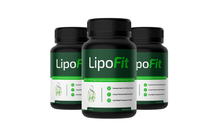 LipoFit 3 Bottle Pack – 90 Day Energy & Metabolism Support Supplement